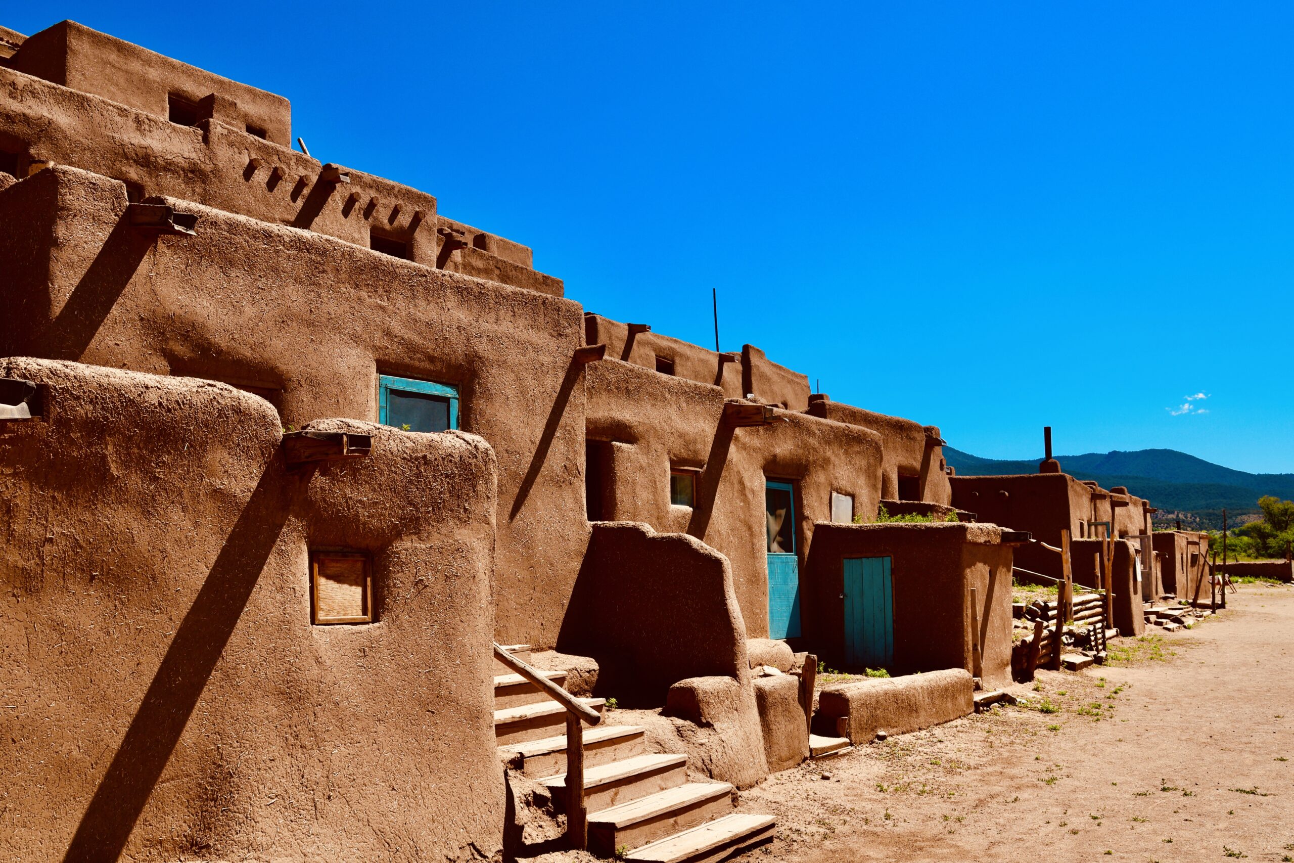 Adobe structure of Taos Pueblo