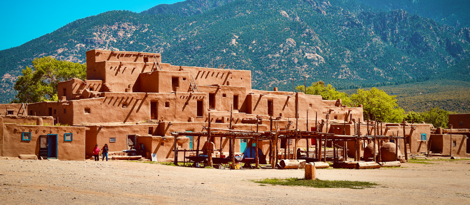 Adobe structure of Taos Pueblo