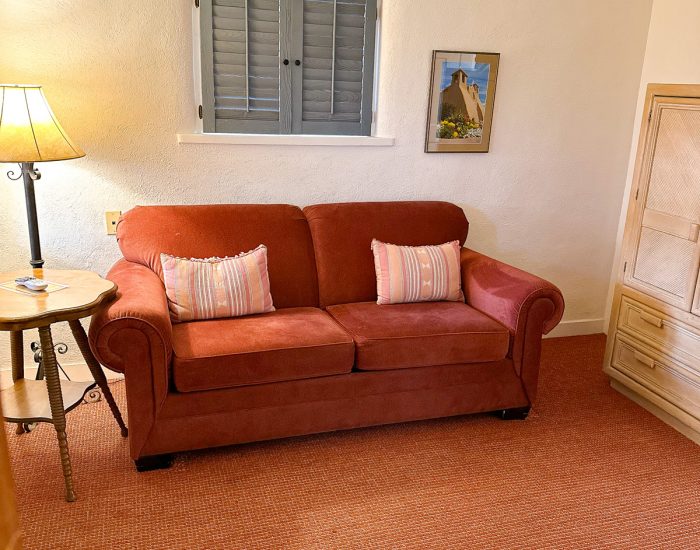 Sofa in queen suite